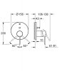 Grohe Essence Bateria wannowo-prysznicowa podtynkowa stal nierdzewna 24167DC1